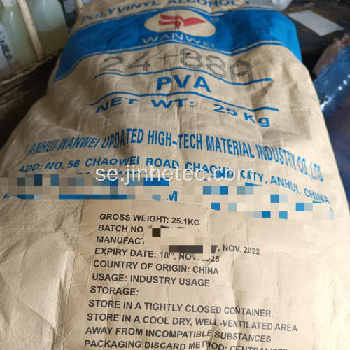 Wanwei Polyvinylalkohol PVA 2488 088-50 för murbruk